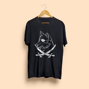 Camiseta Lobo Pirata Rock FM